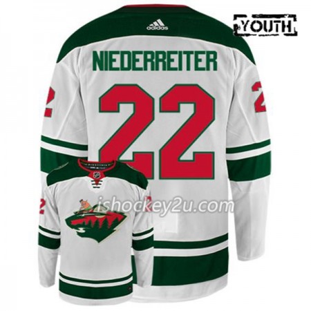 Børn NHL Minnesota Wild Trøje NINO NIEDERREITER 22 Adidas Hvid Authentic